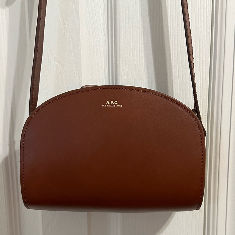 A.P.C. Mini Demi Lune / Half Moon Crossbody Bag